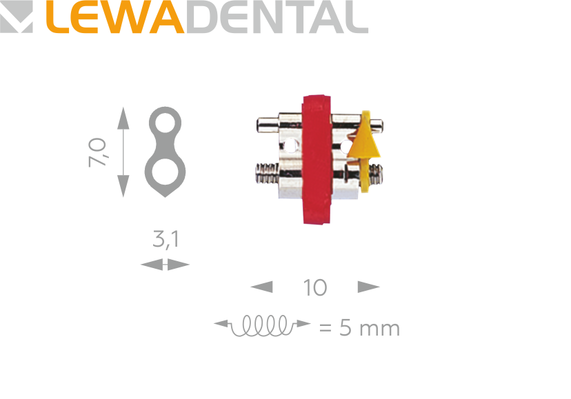 LEWA Standard 1006 B-10 Стандартный расширяющий винт 5 мм.